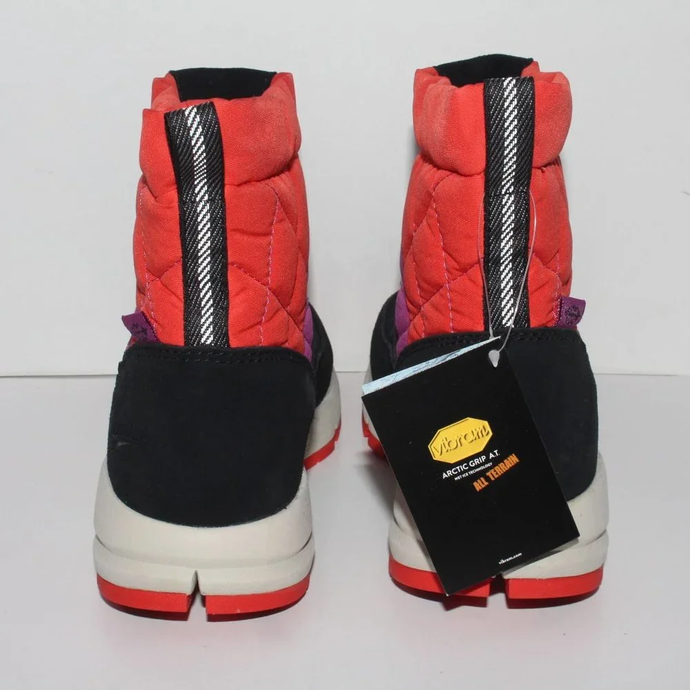 Free People Movement Danner Cloud Cap Boots Jet Black Candy Apple Women’s - Picture 7 of 13